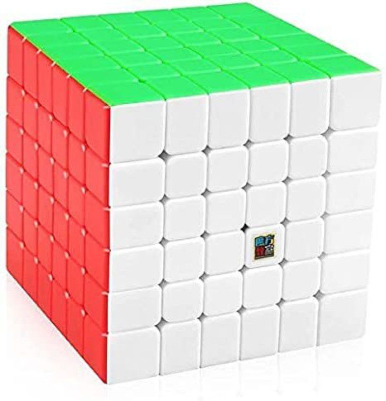 Toyzzilla MoYu Meilong Cubing Classroom Professional 6X6 Cube Stickerless Speed Cube Magic Cube Puzzle (Solve Method Included), 66mm Size  (216 Pieces)