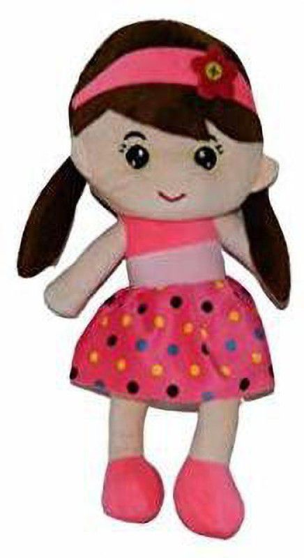 pipika Premium Quality Kids Favorite Cuddly Soft Doll for Girls,kids 40cm /gift for Kids-Dark Pink - 30 cm  (Dark Pink)