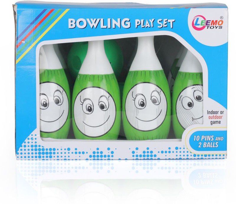 JVTS 10 PINS WITH 2 BALLS BOWLING PLAYSET FOR KIDS TOY SPORTS SET Bowling Bowling
