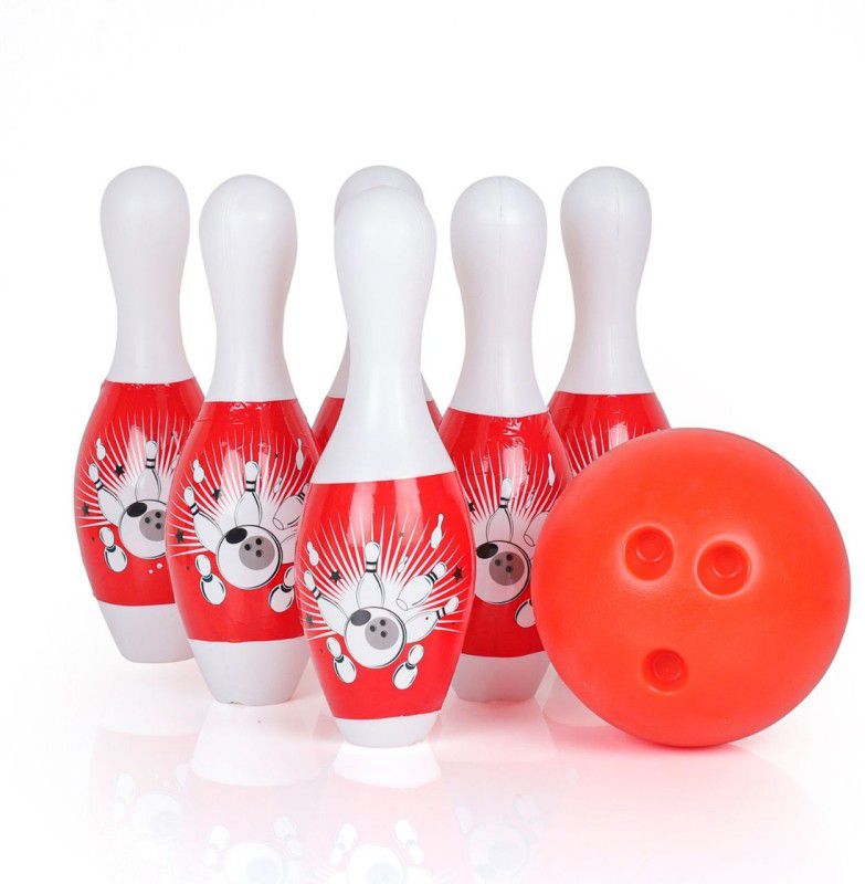 JVTS 6 PIN WITH 1 BALL BOWLING PLAYSET WITH CARRYBAG TOYS FOR KIDS SPORTS Bowling Bowling