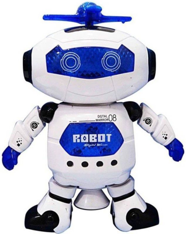 Toyvala Cute Battery Operated Singing & Dancing Naughty Robot  (Multicolor)