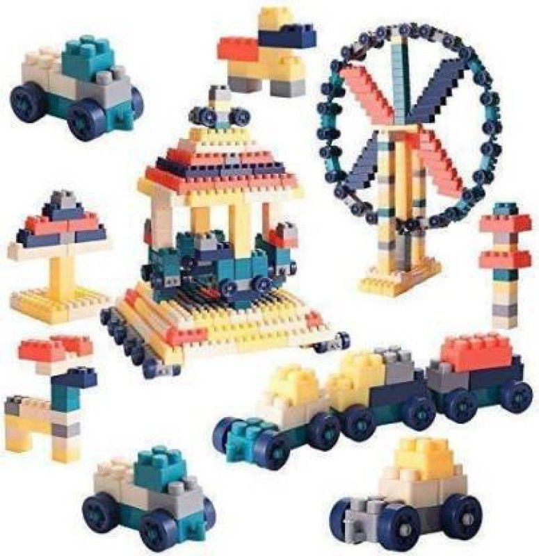 JVTS Building Bricks Blocks Kit with Wheels For Kids Construction Building Blocks Toys Set for Brain Development Educational, Learning & Creativity Puzzle Game  (0 Pieces)