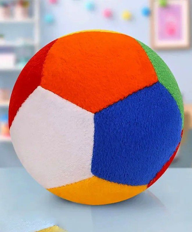 Macros Rabbit Super Soft & Premium Quality Football Soft Stuffed Toy For Kids & Infants - 18 cm  (Mulitcolour)