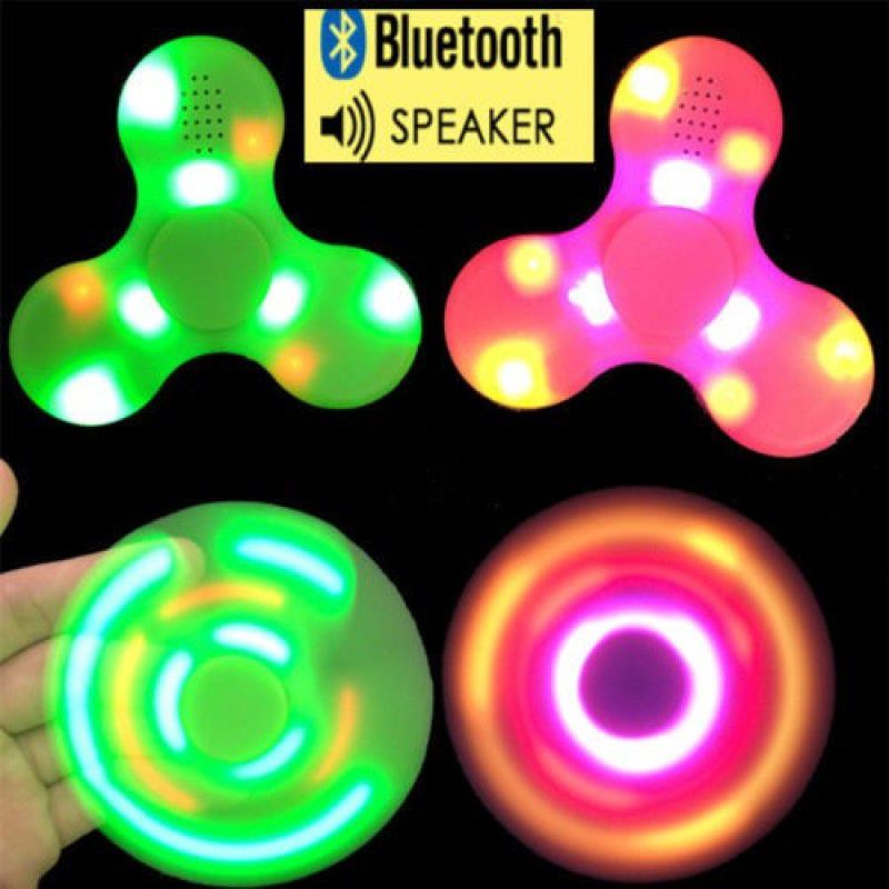 anaya deals Rechargeable Bluetooth Fidget Hand Spinner,Speaker LED Light & Music(Multicolor)  (Multicolor)