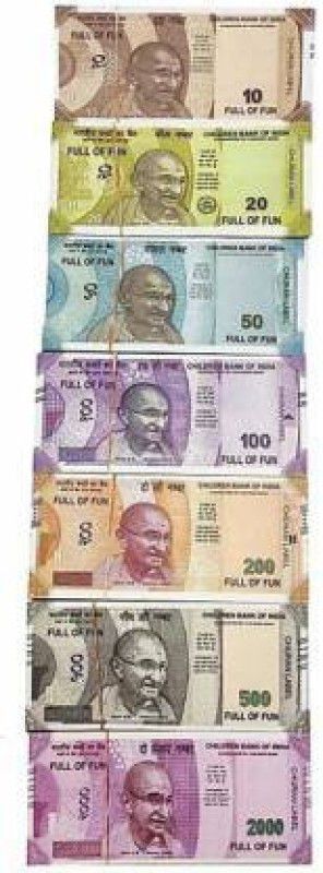 OYD (35x6=210 Note ) New Latest design Fake Money note for kids Money Nakli Note T Numbers & Maths Gag Toy  (Multicolor)