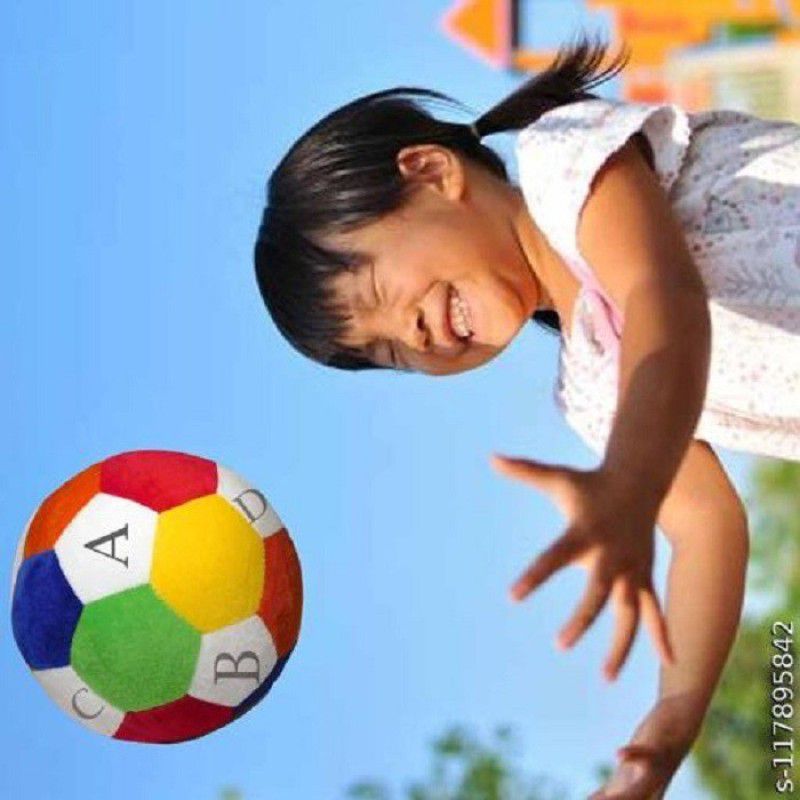 hasyaahub Baby Soft Ball/teddy bear/kids foot ball/gift item multicolor - 48.009 cm  (Multicolor)