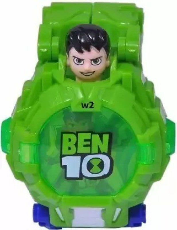 tryzens Wrist watch Super Hero Ben 10 Transformer_B2288  (Green)