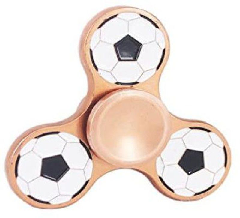 PREMSONS Football Metal Spinner with Smooth Spin (Copper Colour)  (Beige)