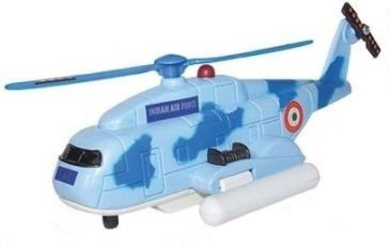 Sheel Rescue Helicopter Blue For Kids  (Blue)