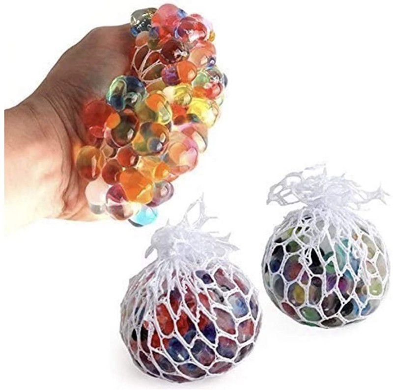 Multi Bazar Mesh Squish Balls, Multicolour, Pack of 1 Multicolor Putty Toy