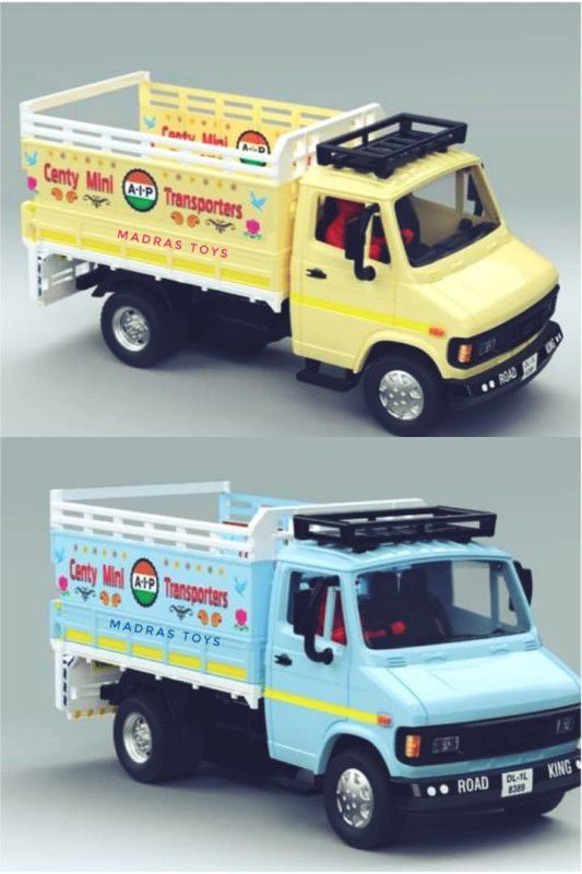 MADRAS TOYS CENTY TUF07 MINI TRANSPORTERS TRUCK COMBO PACK / COLOR SEND AS PER AVAILABILITY  (Multicolor)