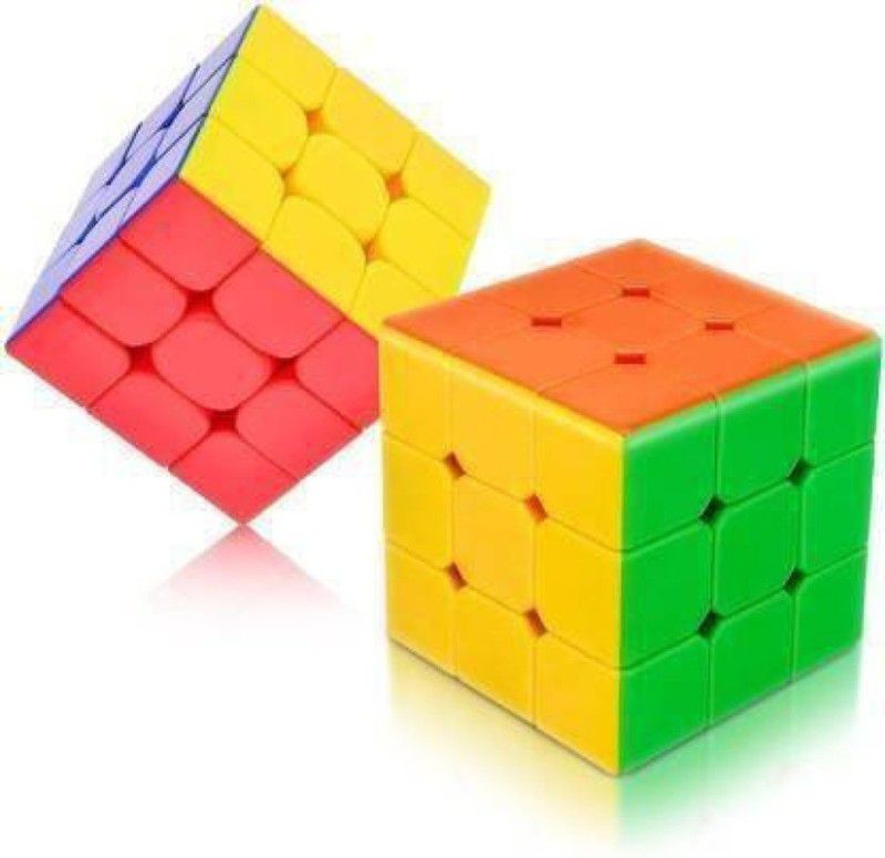 Msn children play game3x3x3 Kids & Adults full smooth Mind Game Speed Smooth Cube  (2 Pieces)