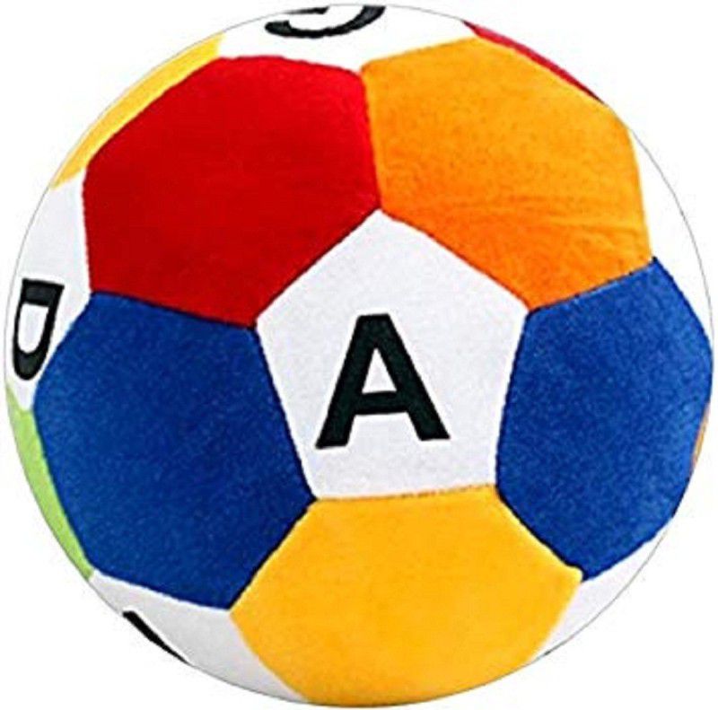 PRACHI TOYS soft toy Multicolour Soft ABC Ball - Pack of 1 ( 20 cm) - 10 cm  (Multicolor)