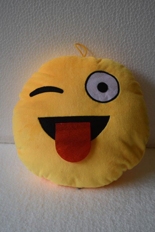 mun Yellow Smiley Toy - 14 inch  (Multicolor)
