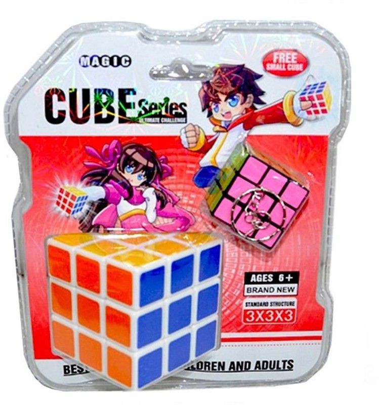 TinyTales Magic Cube series ultimate challenge 3x3x3 ( with extra keychain )  (2 Pieces)