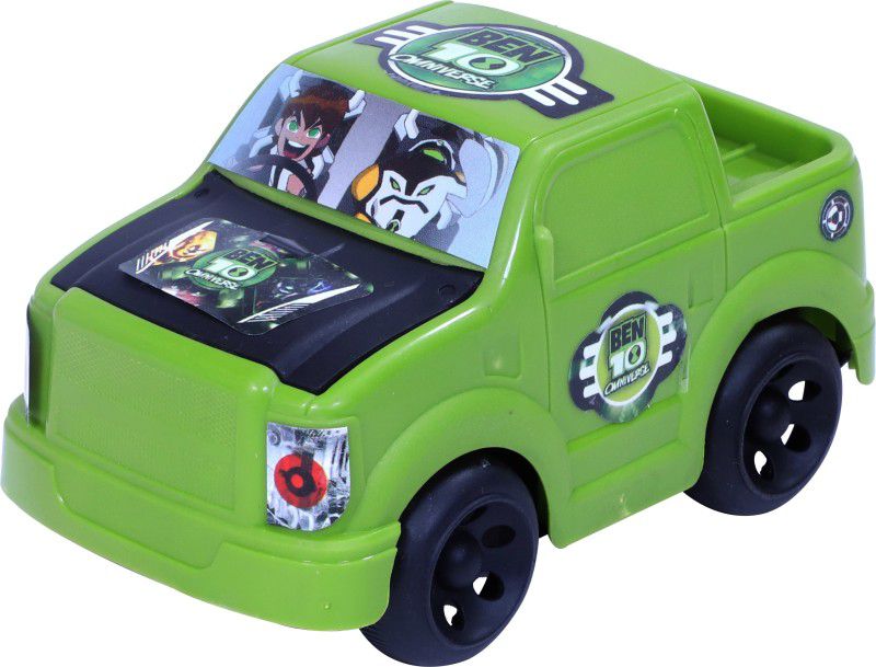 Toyzone Ben 10 Pull String Car  (Multiclolor)