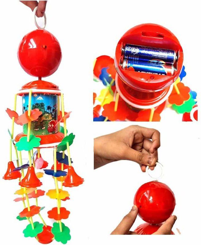 PRIMEFAIR Cradle Jhoomer Musical Merry Go Round Automatic Toy Jhoomer  (Multicolor)