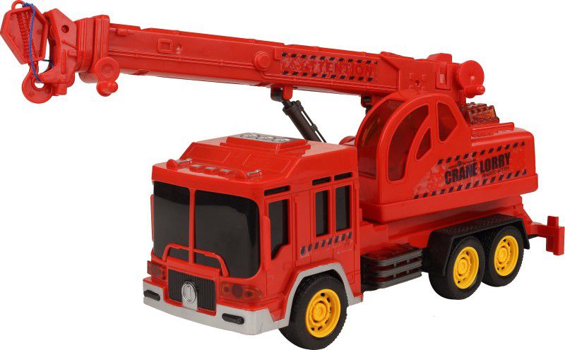 Toyzone Crane Lorry (without Light)-72072  (Red)