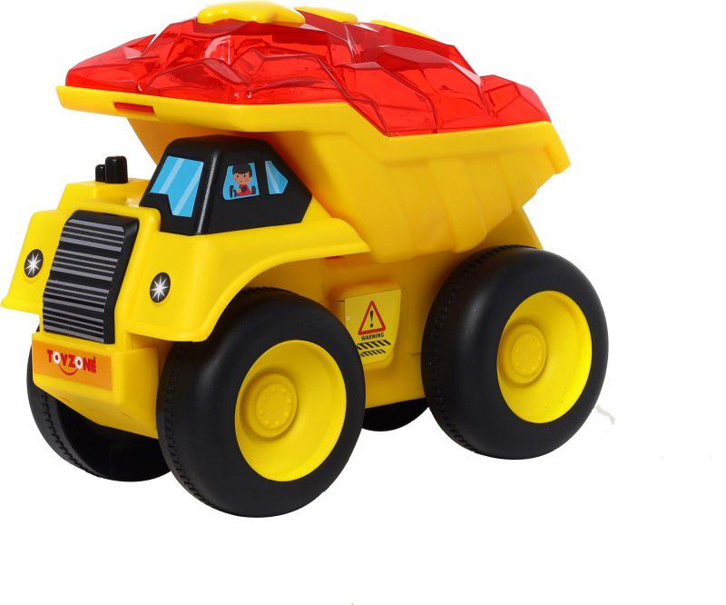Toyzone Dumper KING TRUCK  (Yellow, Red, Pack of: 1)