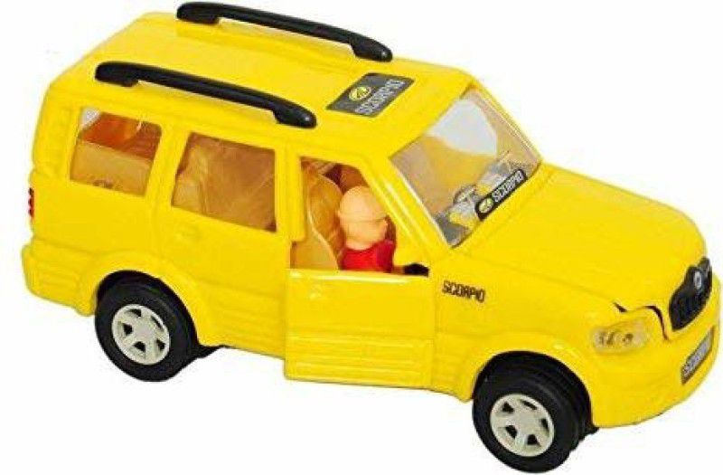 Shinsei Kids Scorpio Car Pull-back Toy Opening doors boot(dikki) & hood(bonnet)  (Blue, Pack of: 1)