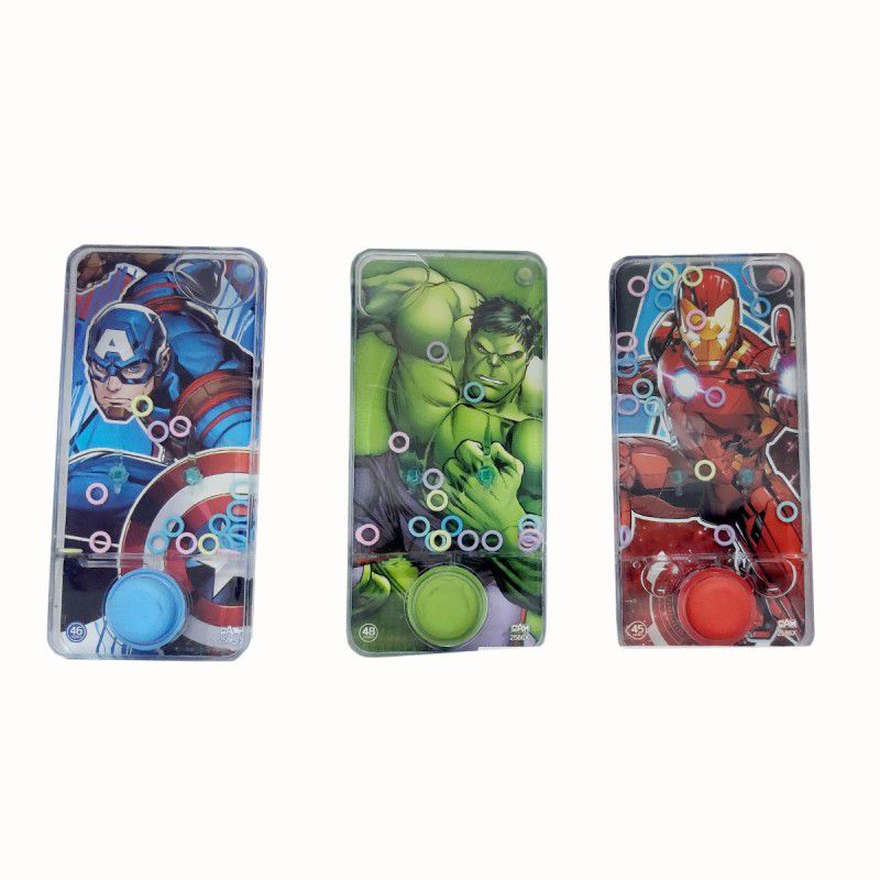 Shoppernation Fancy Superhero Design Kids Water Puzzle Game Gameboy Avengers  (3 Pieces)