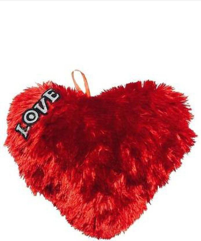NV COLLECTION Heart shape Soft Toy Showpiece Gift/Valentine Day/New year Gift/Couple Heart Shape Soft Toy for Couple Gift Boy| Girl & GF|BF Birthday| Anniversary/Valentine Day - 26 cm  (Red)