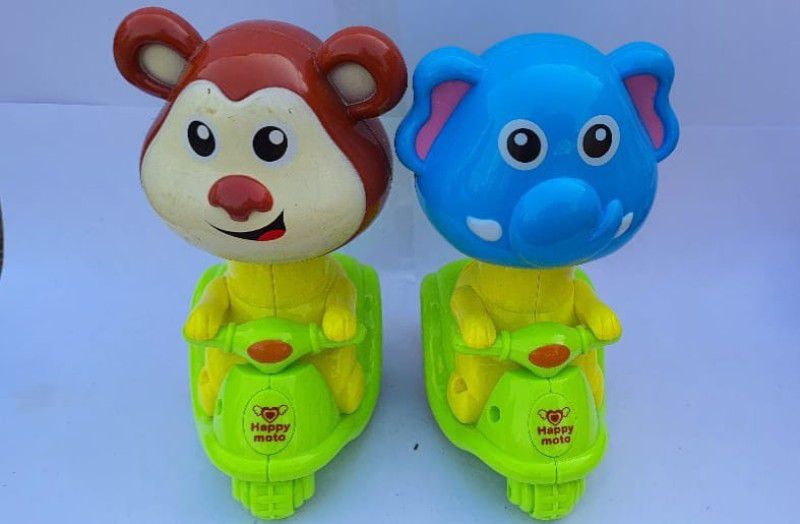 Bhive Combo 2 Scooter Riding Animal moto toy  (Multicolor)