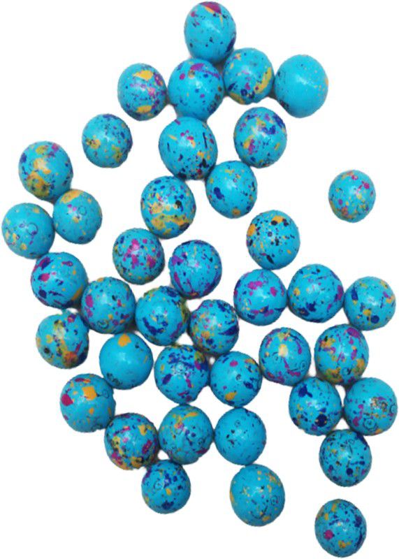 DsIndustry 50 Pcs Dot Sky Blue Colour Kanche in Outdoor Toy 50 Pieces  (Multicolor)