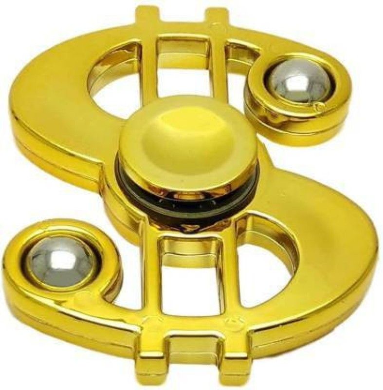 Bal samrat Dollar & Balls Ultra Speed Metal Golden Fidget Spinner g3  (Gold)
