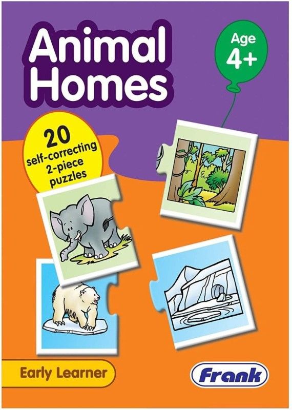 Frank Animal Homes Puzzle  (62 Pieces)