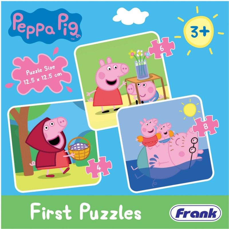 Frank Peppa Pig First Puzzles  (18 Pieces)