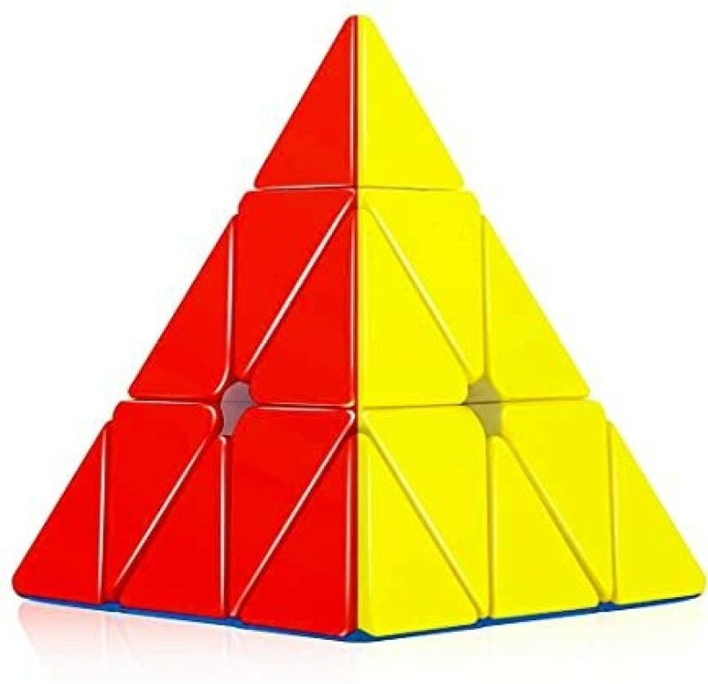 BHALALA ENTERPRISE Pyraminx Pyramid Cube 3x3 High Speed Stickerless Triangle Puzzle Cube  (1 Pieces)