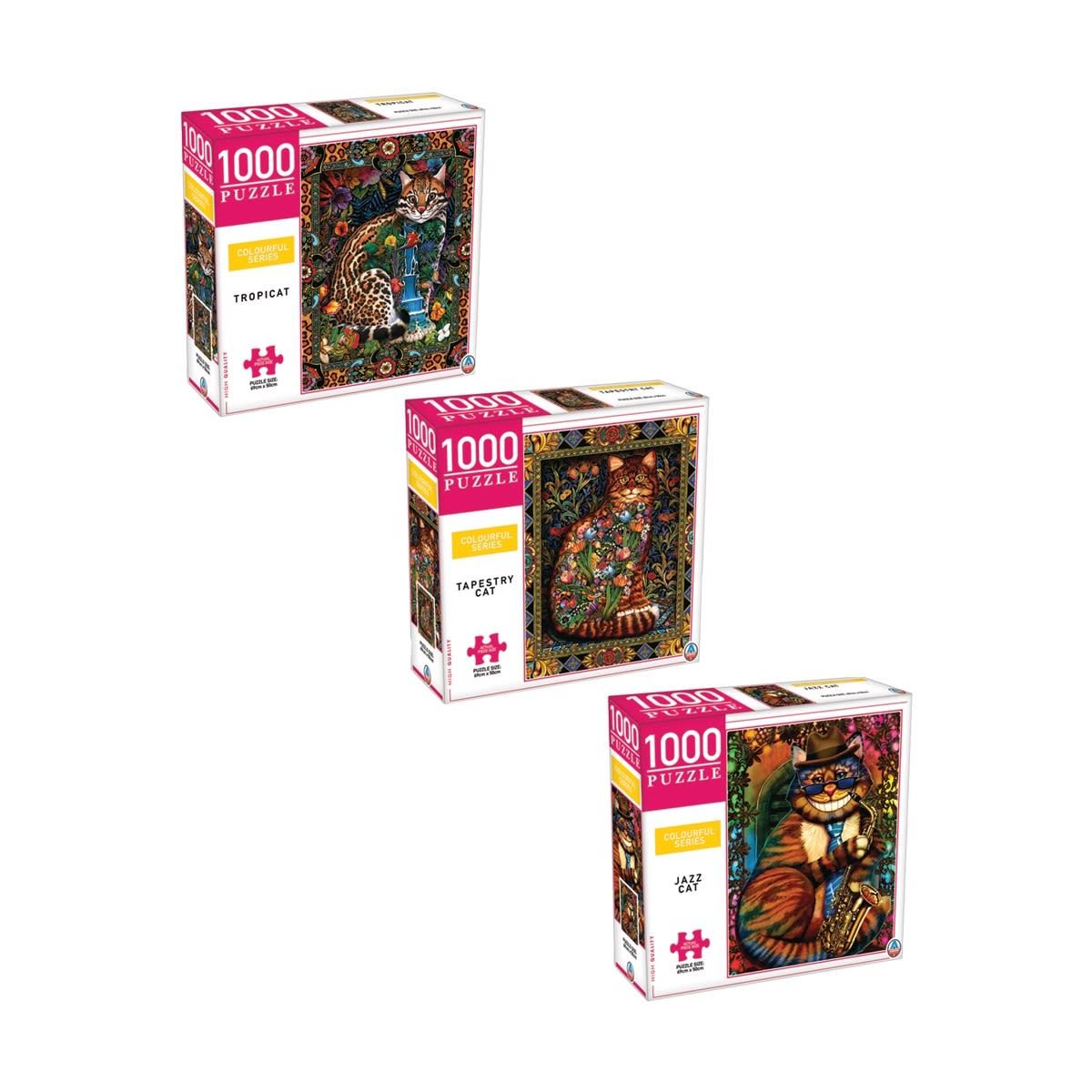1000 Piece Colourful Series Puzzle - Assorted