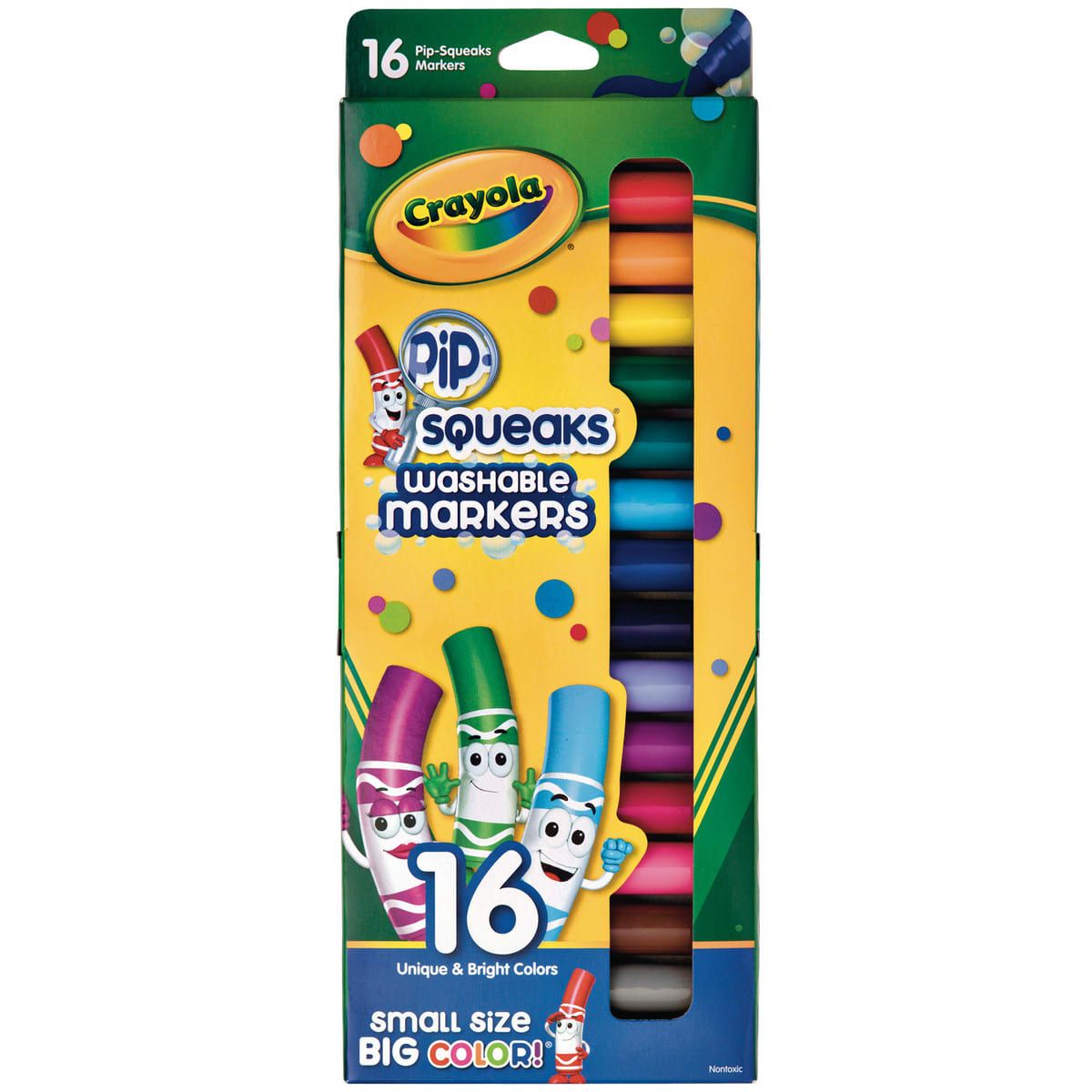Crayola Pip-Squeaks Washable Markers - Pack of 16