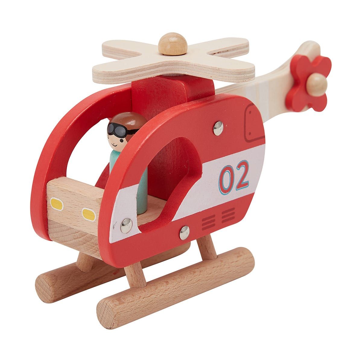 Wooden Helicopter