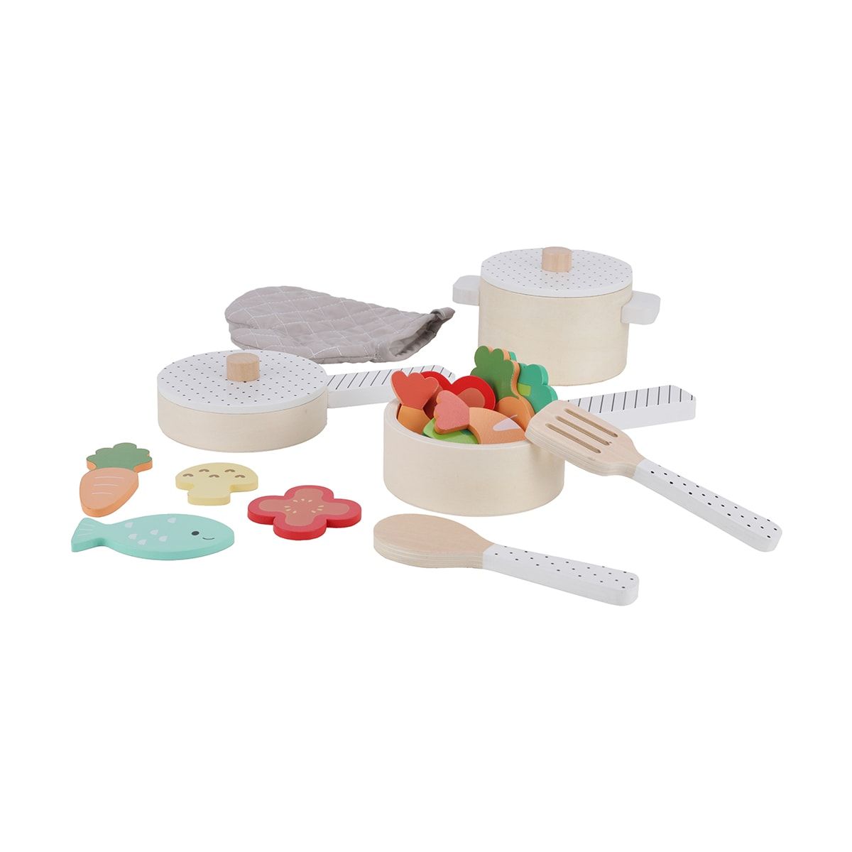 Wooden Pots And Pans Set
