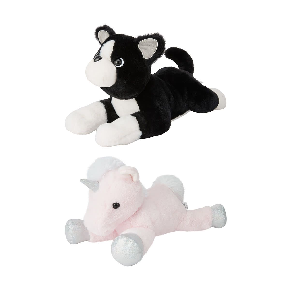 Unicorn/Puppy Laying Plush - Assorted
