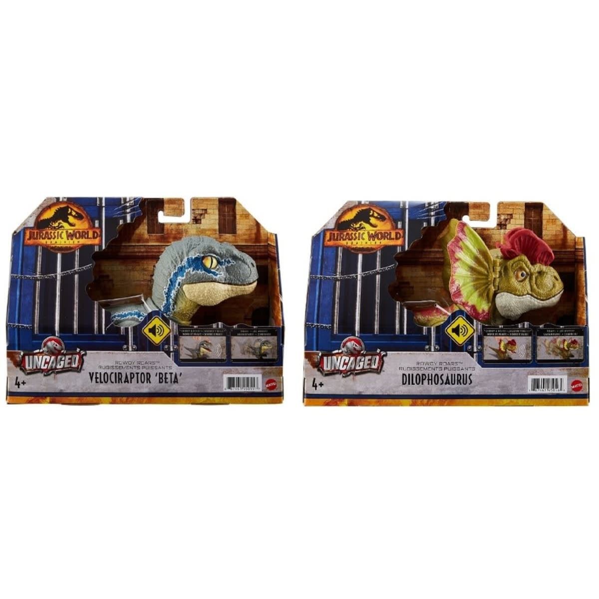 Jurassic World: Dominion Uncaged Rowdy Roars Dinosaur Figure - Assorted