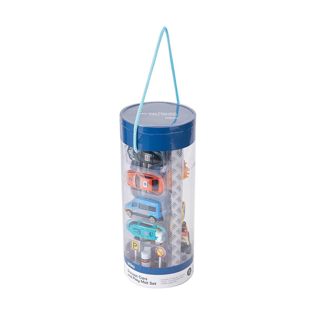 22 Piece Diecast Cars and Play Mat Set