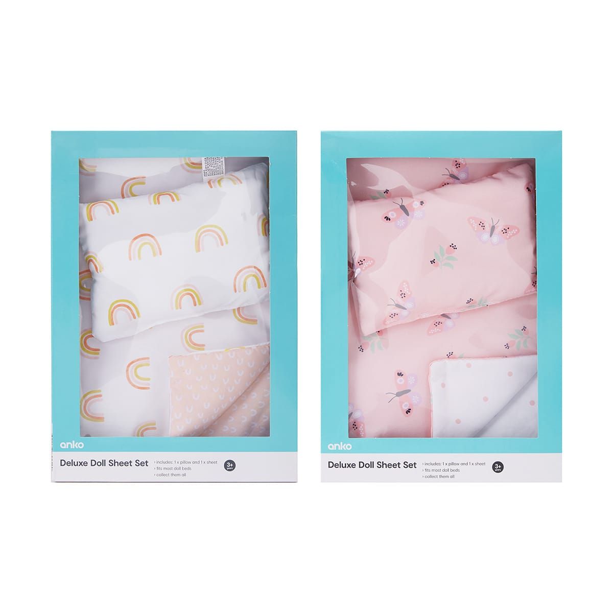 Deluxe Doll Sheet Set - Assorted