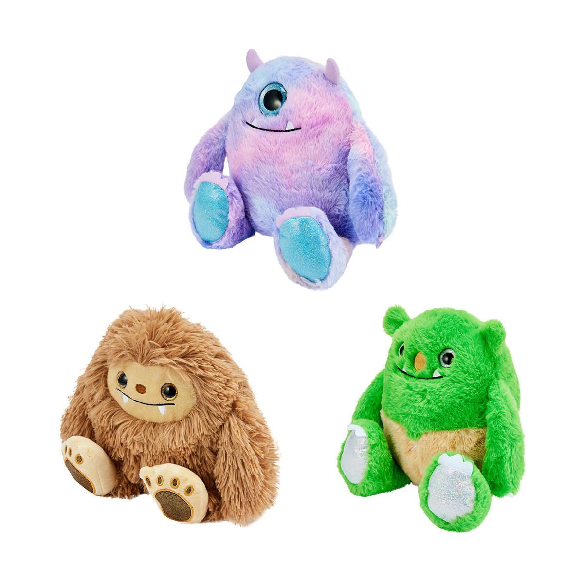 Plush Monster Toy with Affirmation Cards - Assorted
