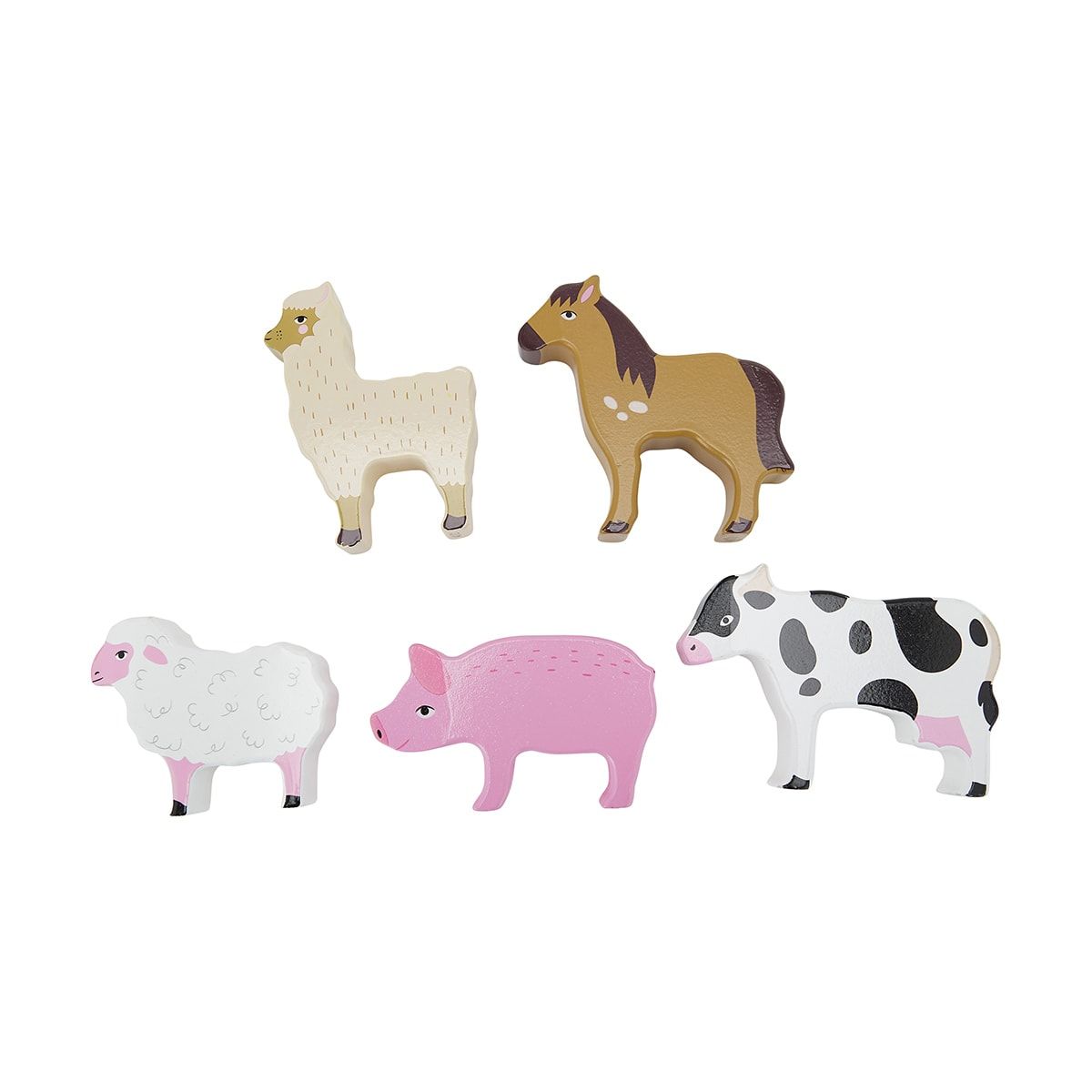 Wooden Farm Animals - Assorted