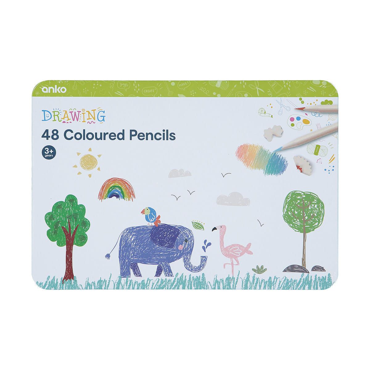 48 Pack Coloured Pencils