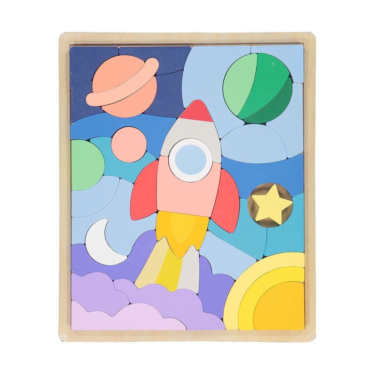 Wooden Space Landscape Puzzle