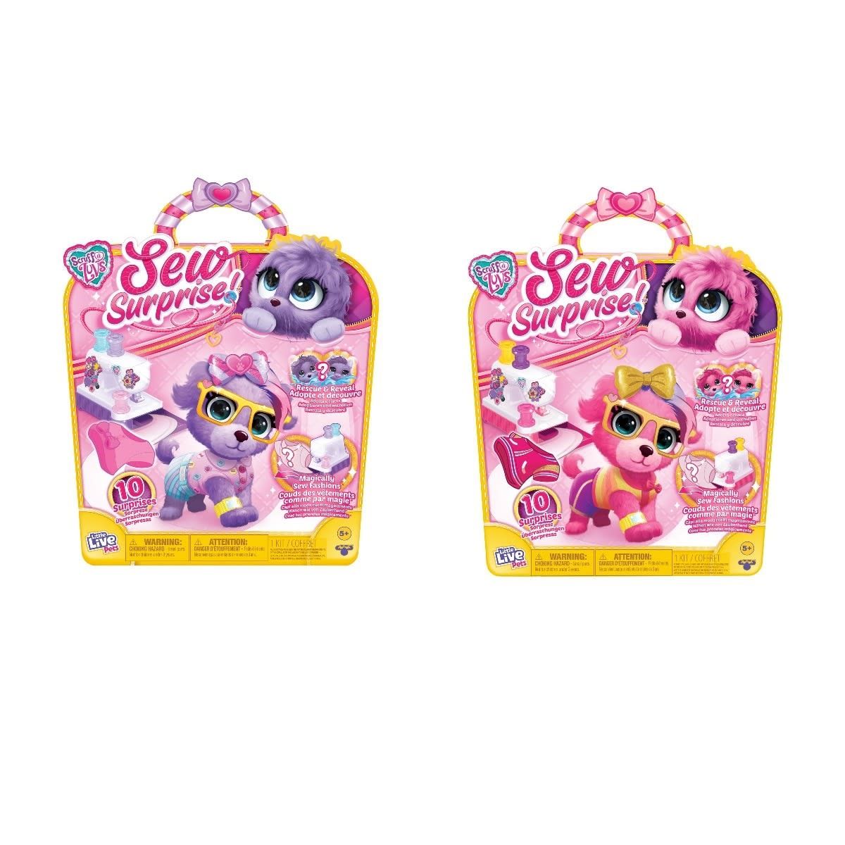 Little Live Scruff-A-Luvs Sew Surprise Fashion Plush - Assorted