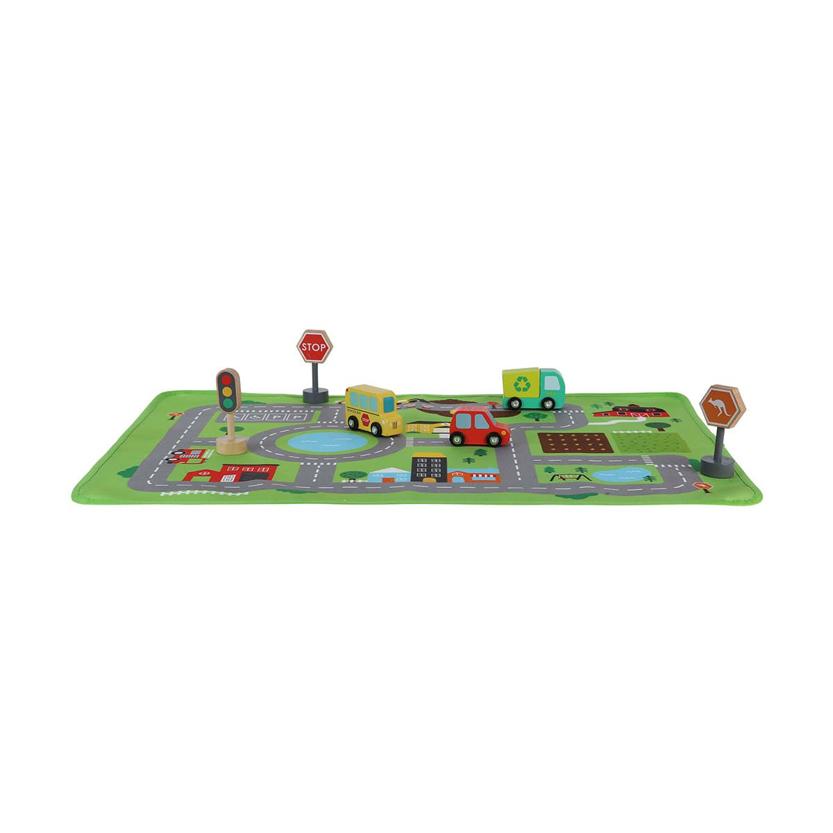 Fabric Mat Town Playset
