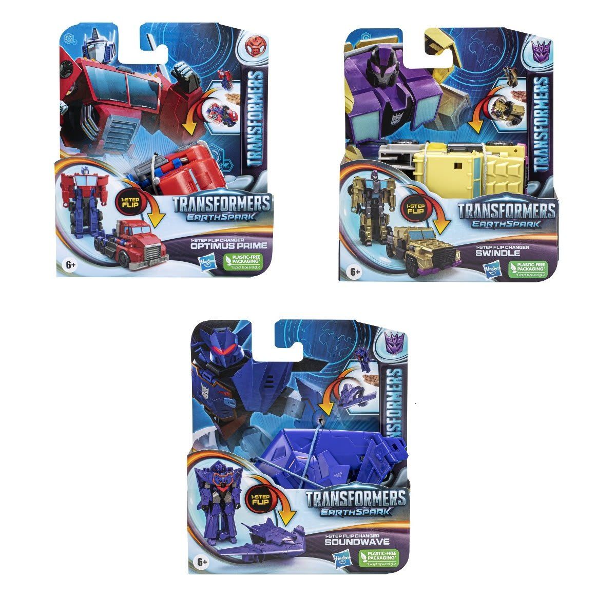 Transformers: EarthSpark 1-Step Flip Changer Action Figure - Assorted