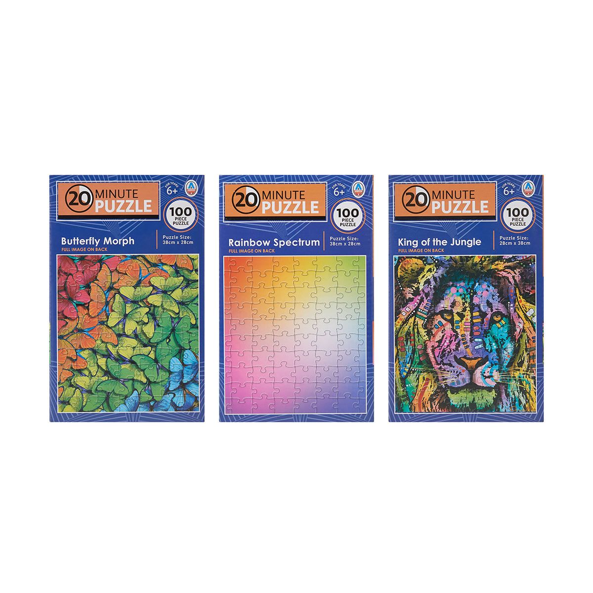 100 Piece 20 Minute Puzzle - Assorted