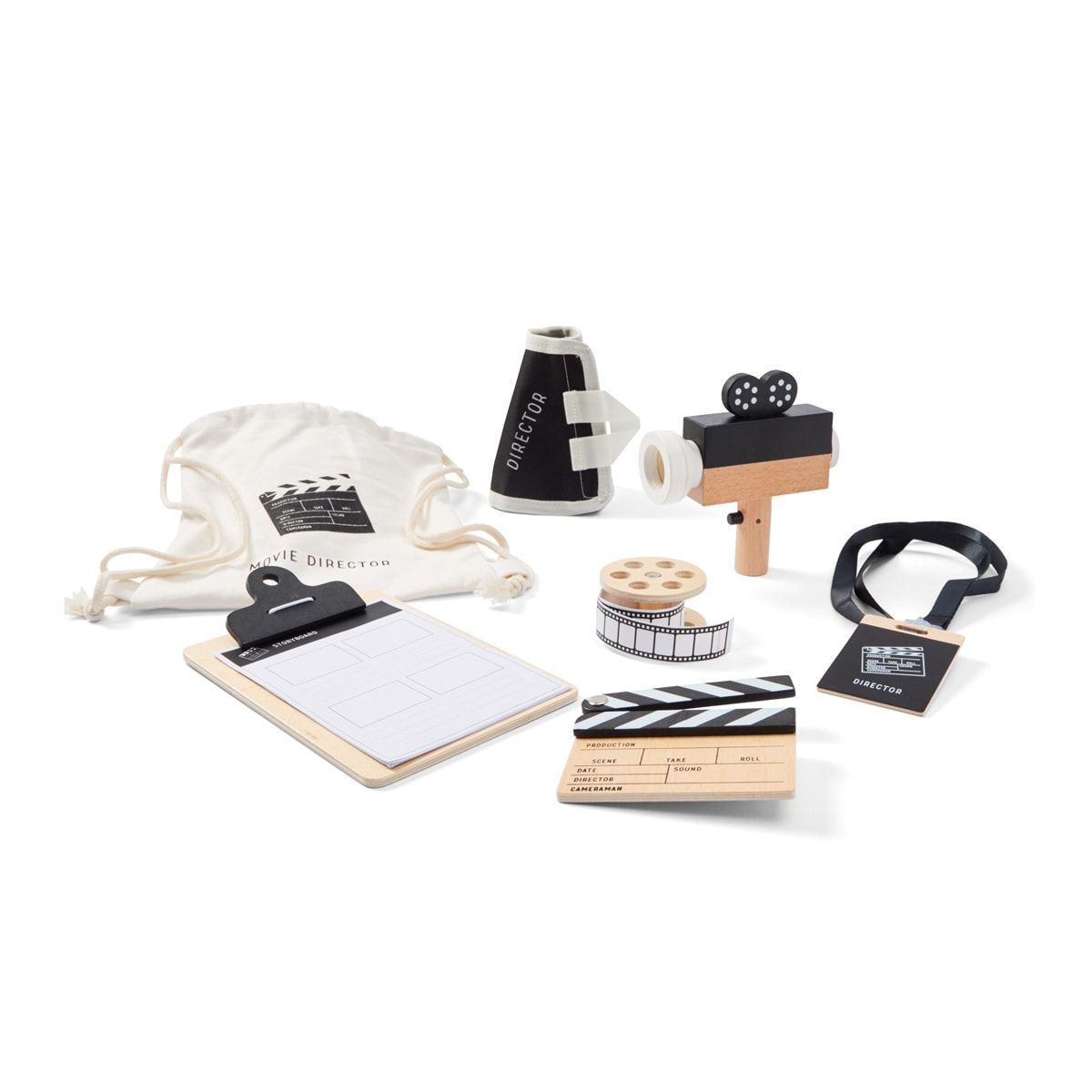 17 Piece Wooden Director Set