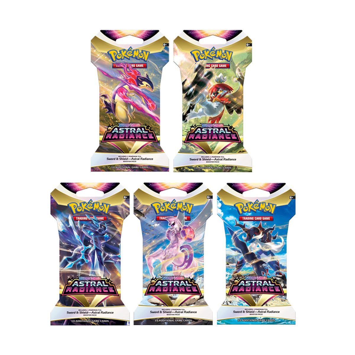 Pokemon Trading Card Game: Sword and Shield Astral Radiance Booster Pack - Assorted